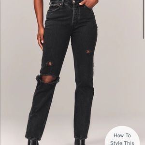 Abercrombie & fitch mom jeans